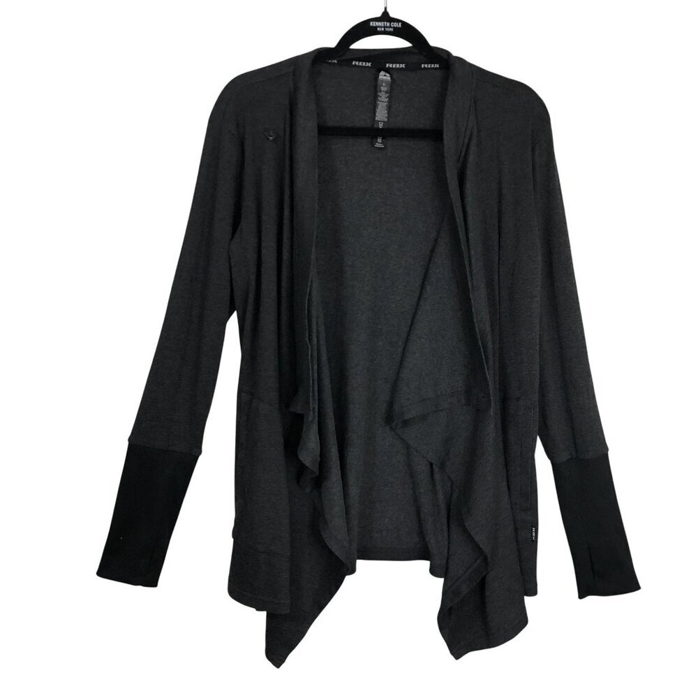 Rbx Live Life Active Cardigan Sweater Lightweight Draped Womens Layer Size L - Picture 2 of 13